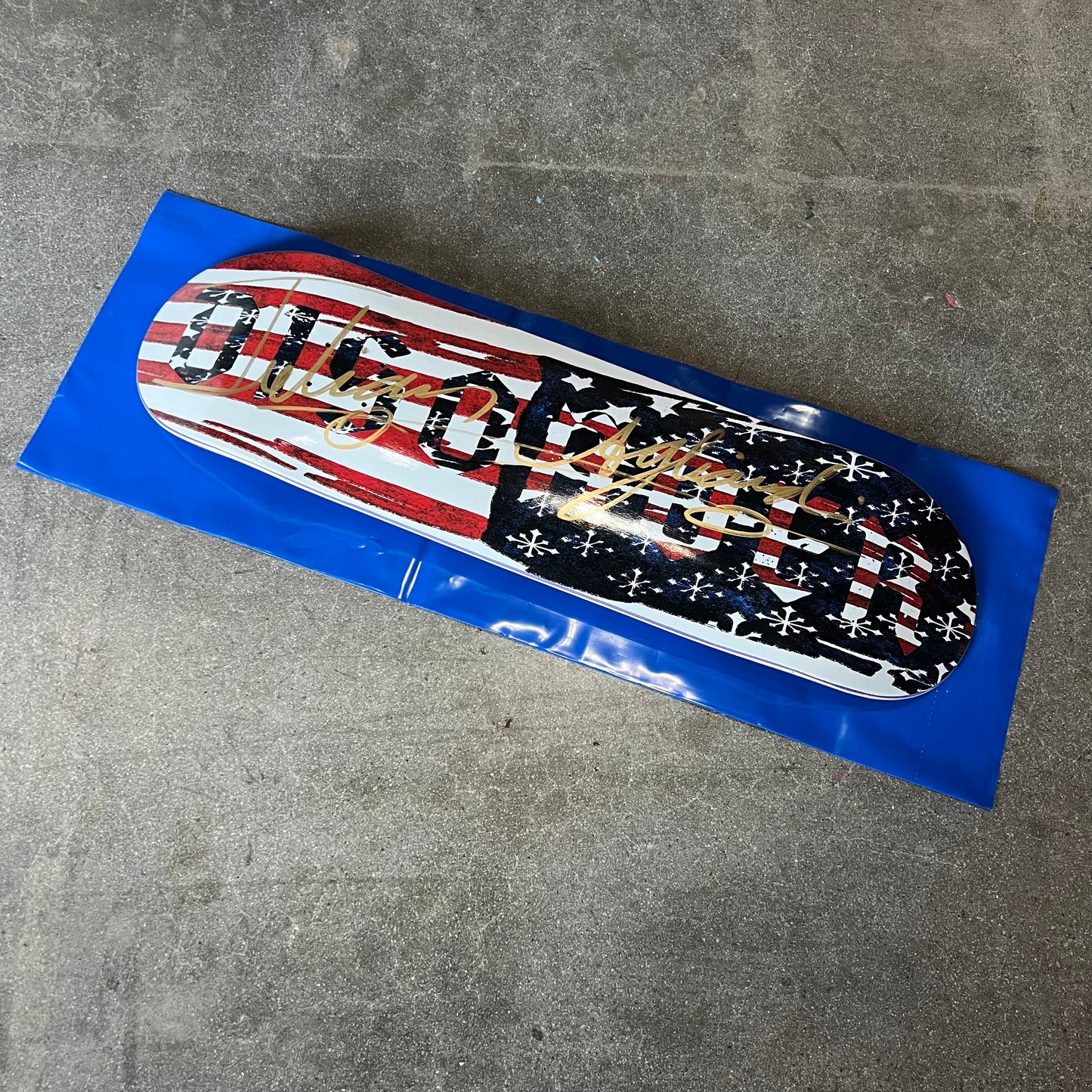 SIGNED Julian Agliardi Wallride Exclusive Blind Bag Skateboard Deck