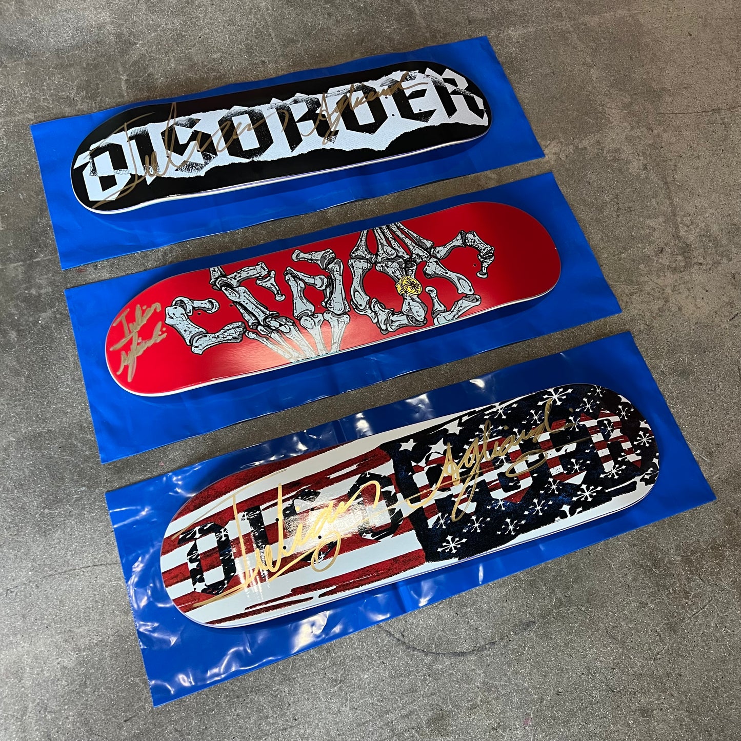 SIGNED Julian Agliardi Wallride Exclusive Blind Bag Skateboard Deck