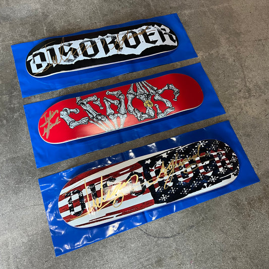 SIGNED Julian Agliardi Wallride Exclusive Blind Bag Skateboard Deck